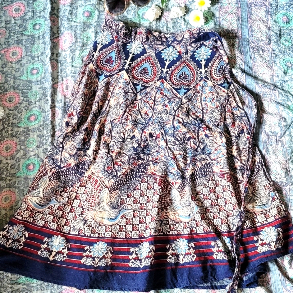 Vintage wrap skirt